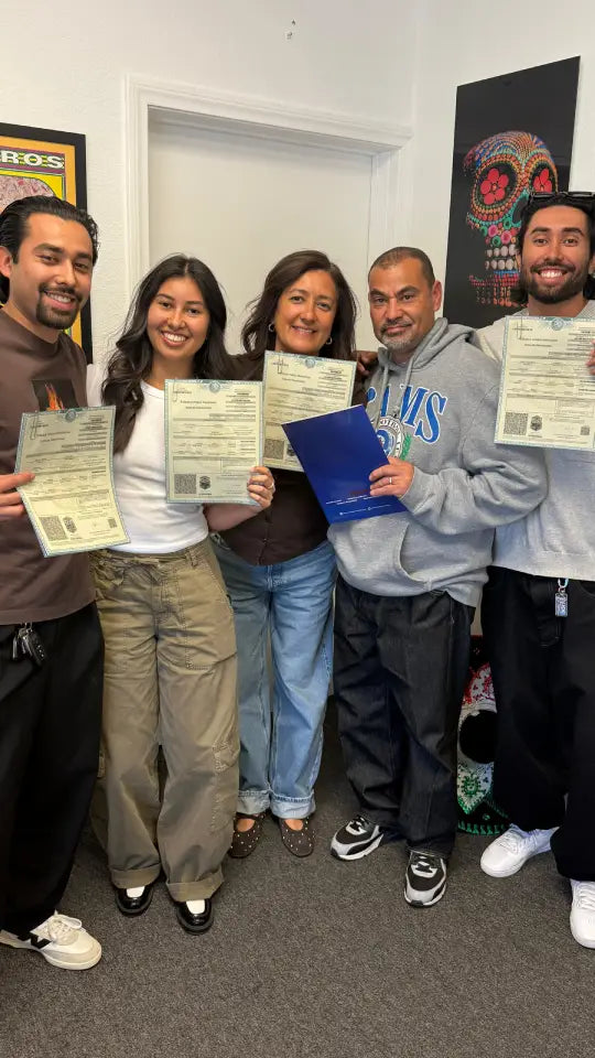 DNExpress client holding their Mexican and U.S. passports