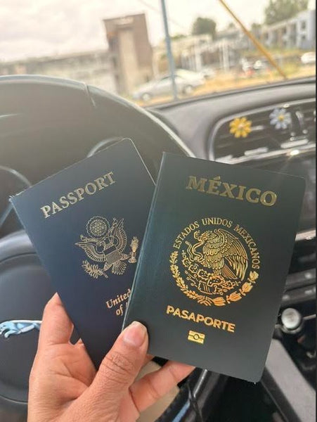 Client holding U.S. and Mexican passports as first step toward triple citizenship with DNExpress