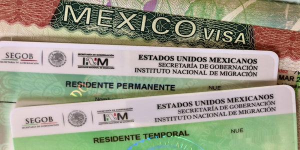 Mexican residency cards - Residente Permanente y Temporal Mexican permanent and temporary residency cards issued by INM
